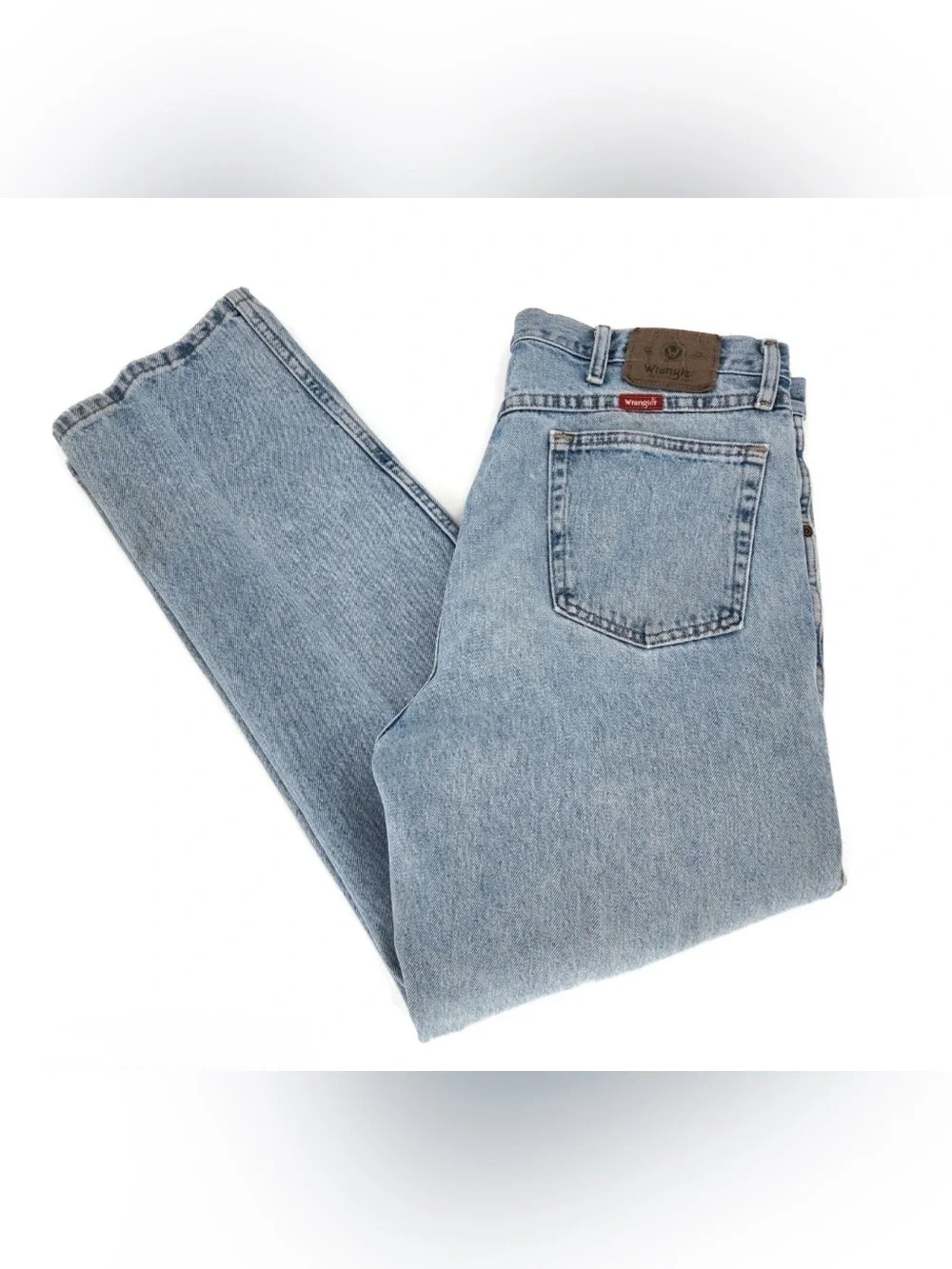 Wrangler Men’s Jeans 40x30 Light Wash Straight Leg Classic Denim